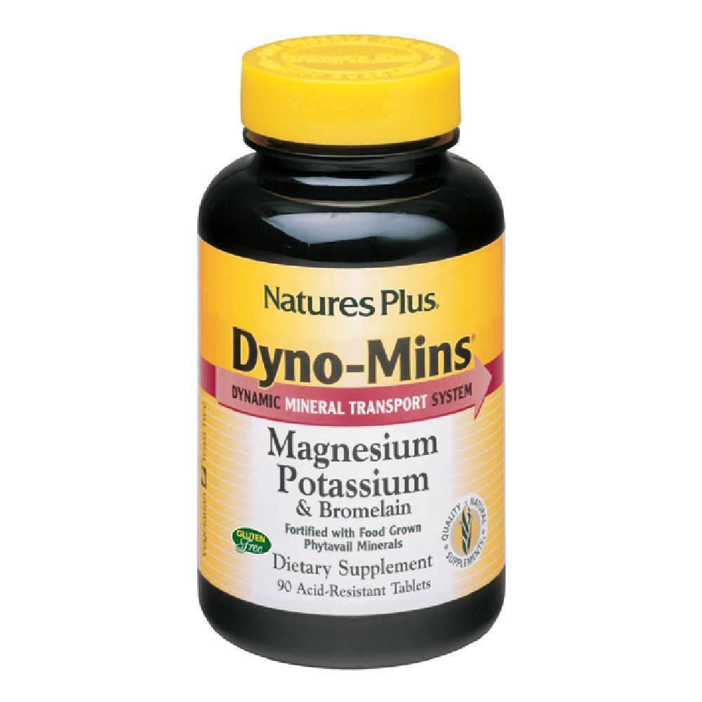 Dyno Mins Magnesio/Potassio Bromelaina 90 Tavolette