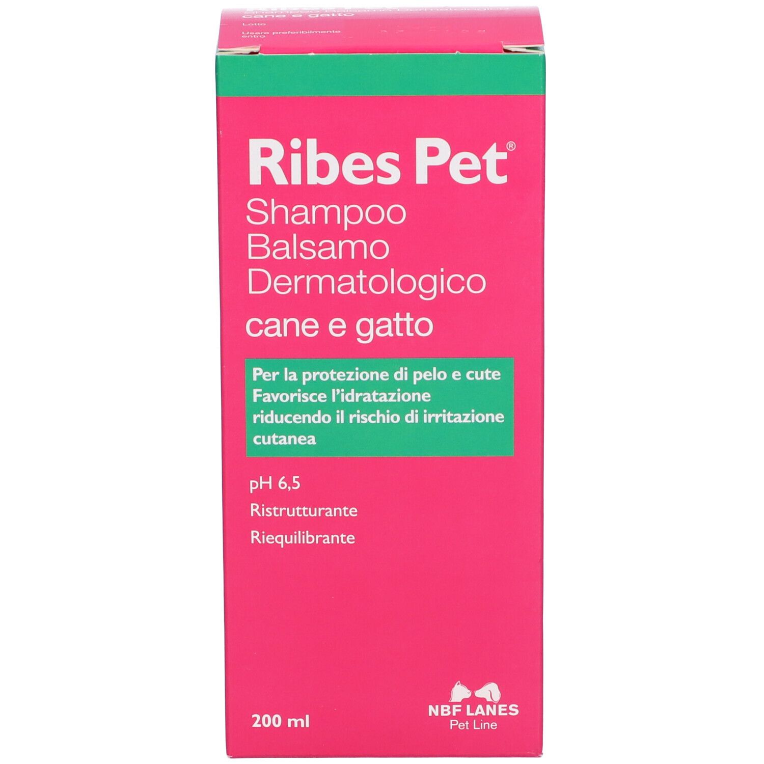 Ribes Pet Shampoo Balsamo Flacone 200 Ml
