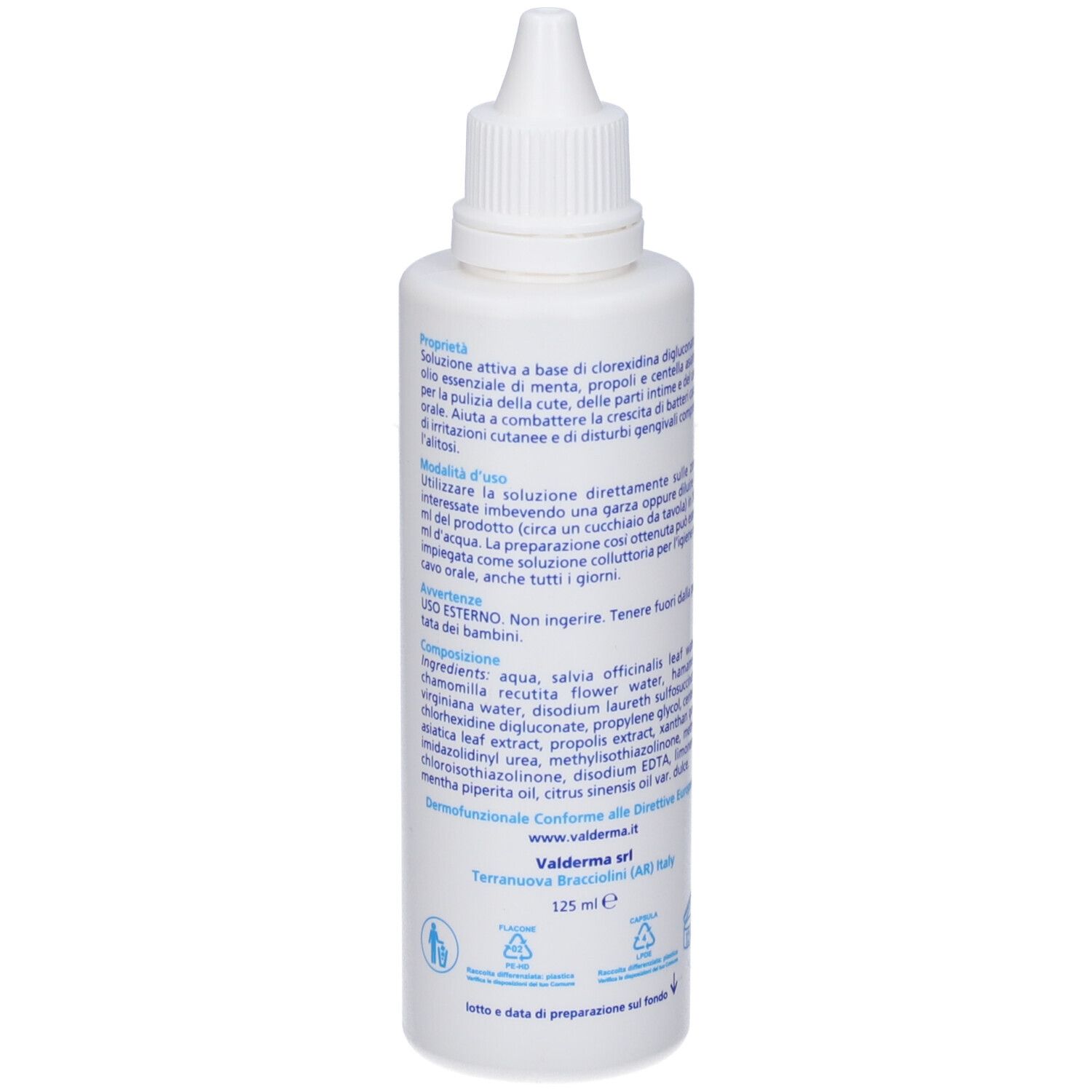 Flacone bianco con testo. Scritta: Fisian Plus. Informazioni sull'uso e ingredienti.