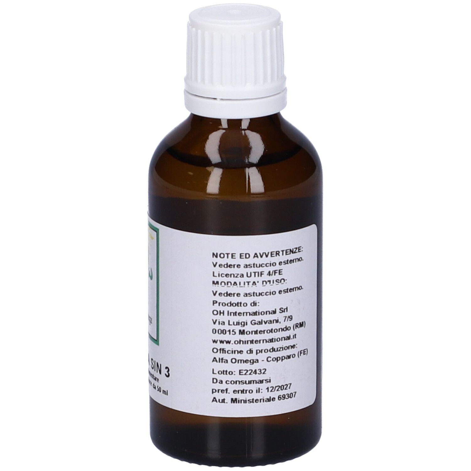 Fitomega Sin 3 Gocce 50 Ml