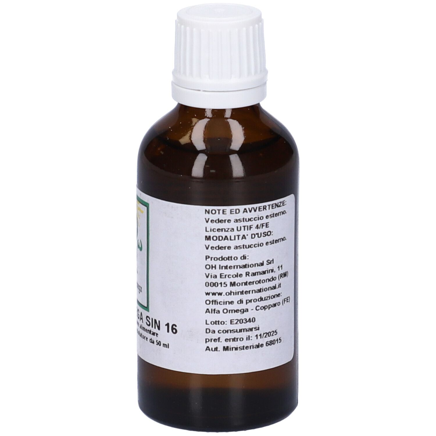Fitomega Sin 16 Gocce 50 Ml
