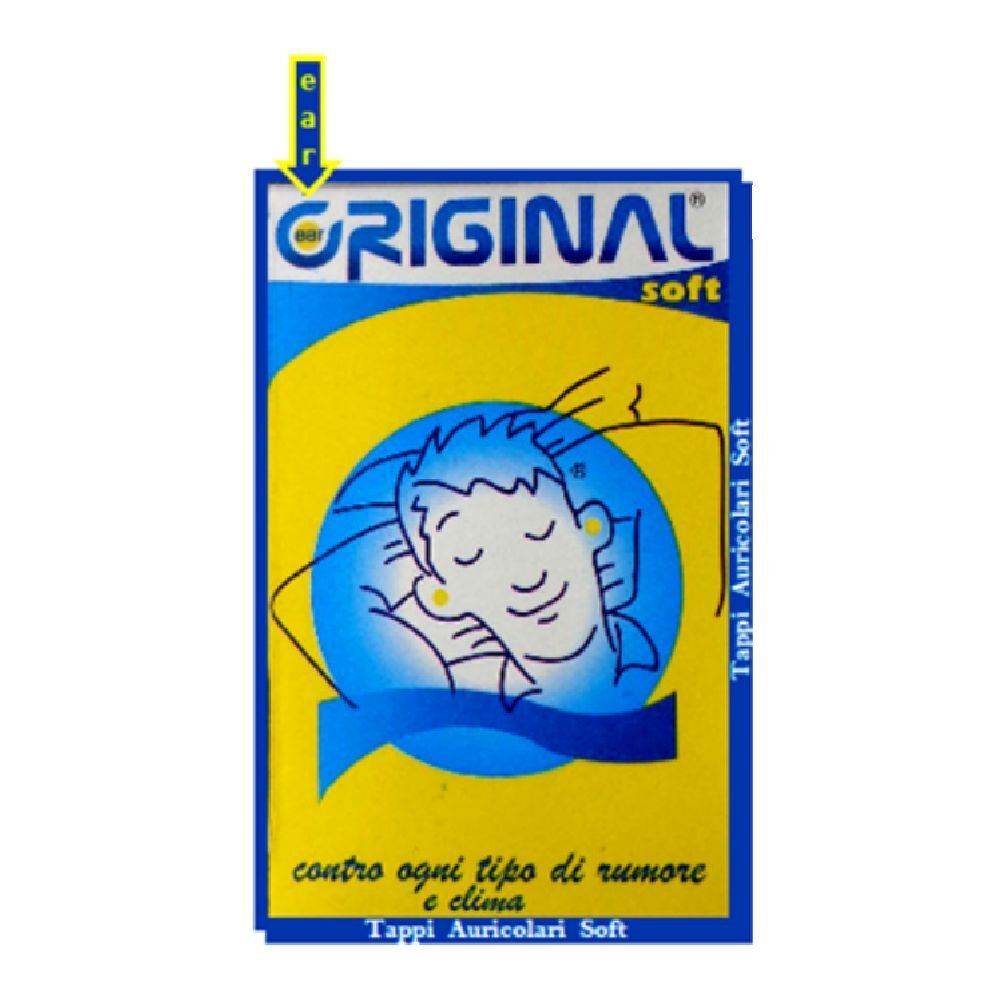 Ear Original Plugs Soft New 10 Pezzi Classic Tappi Auricolari In Forma Classica Cilindrica