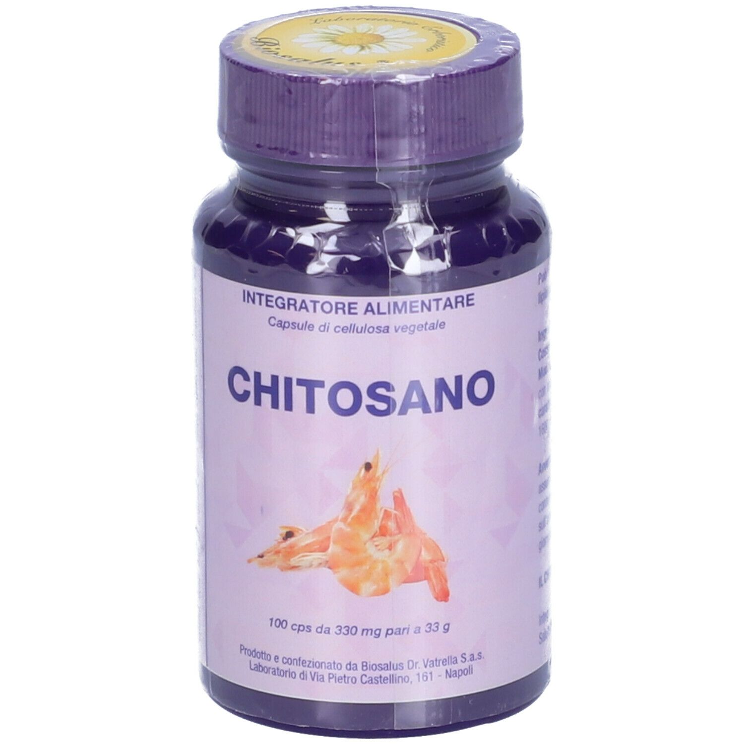 Chitosano 100 Capsule 330 Mg
