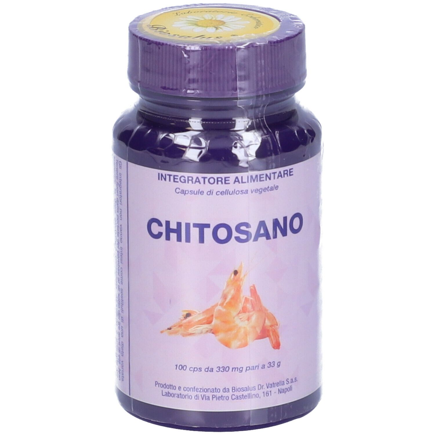 Chitosano 100 Capsule 330 Mg