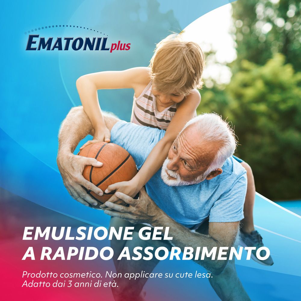 Ematonil Plus Emulgel Crema Ematomi con Arnica per adulti e bambini