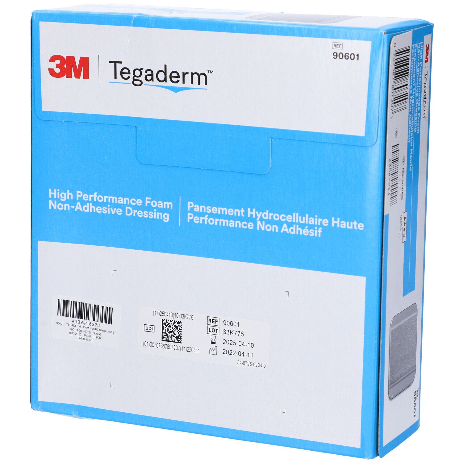 Tegaderm Foam Medicazione In Schiuma Non Adesiva Cm10X10