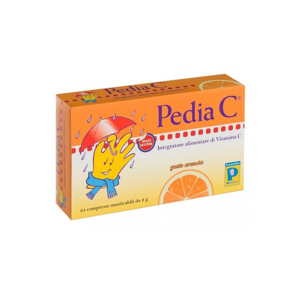 Pedia C Arancia 24 Compresse Masticabili