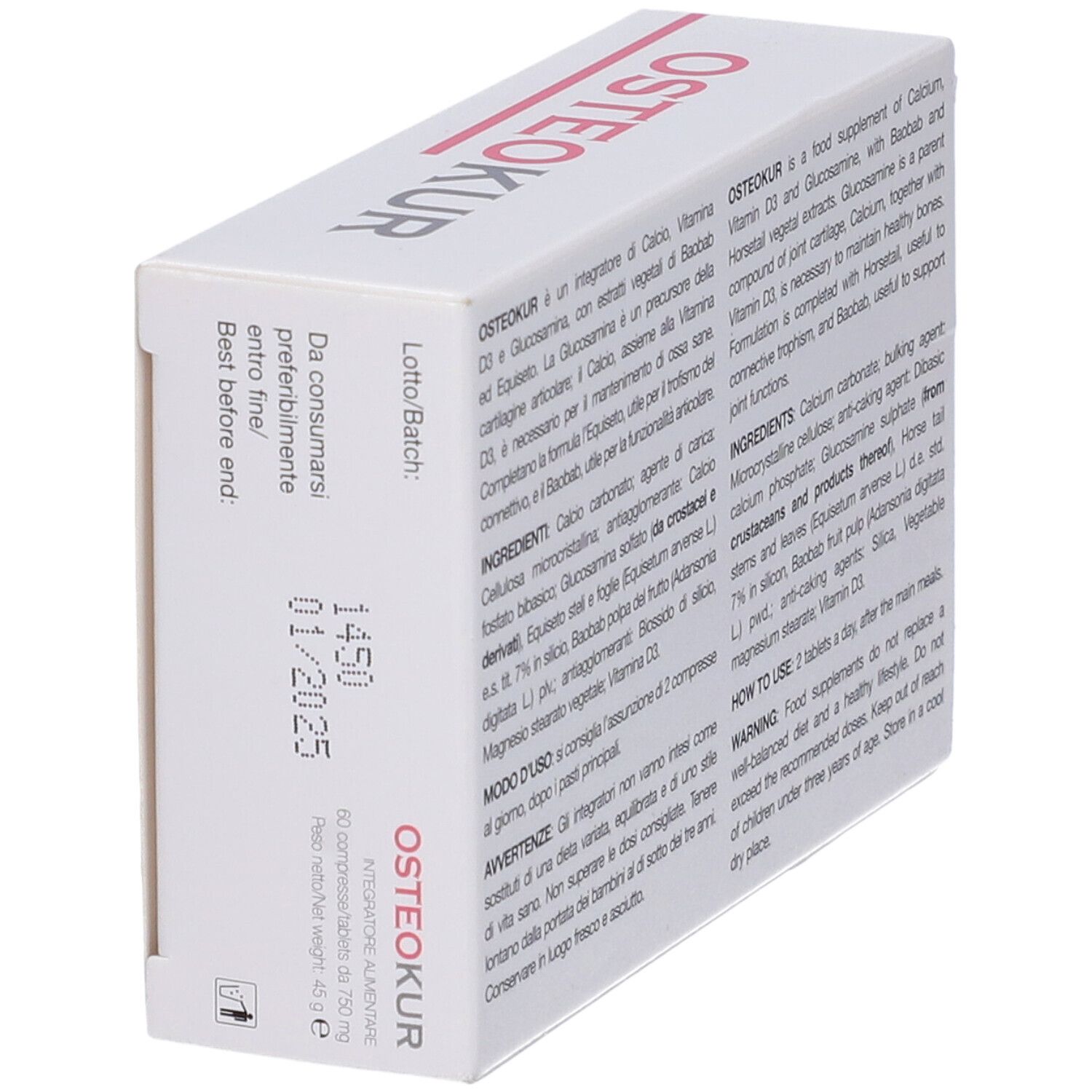Osteokur 60 Compresse Da 750 Mg