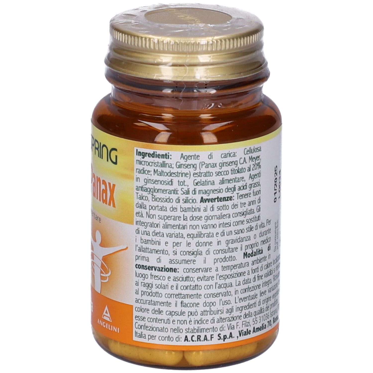 Angelini Body Spring Ginseng Panax