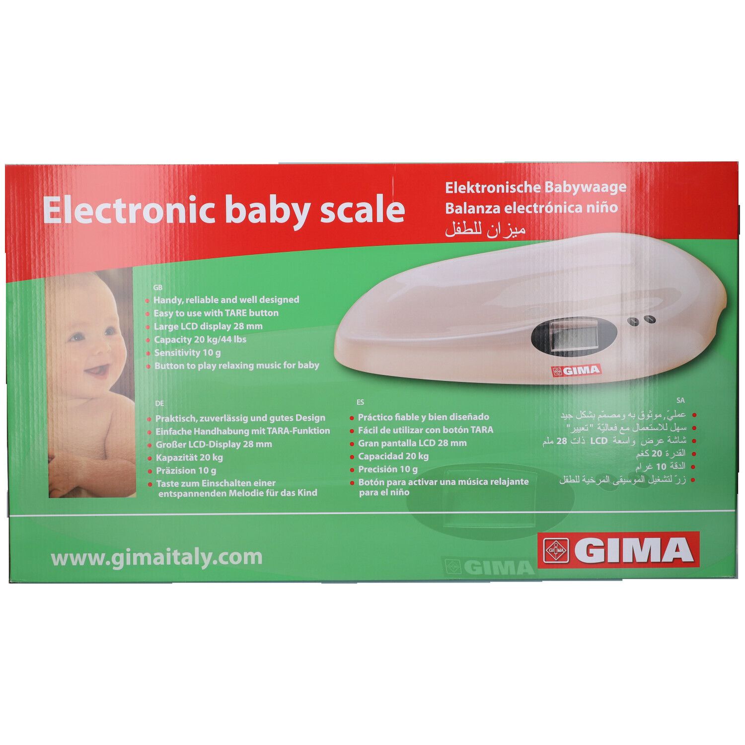 GIMA Bilancia Pesaneonati Digitale Gima
