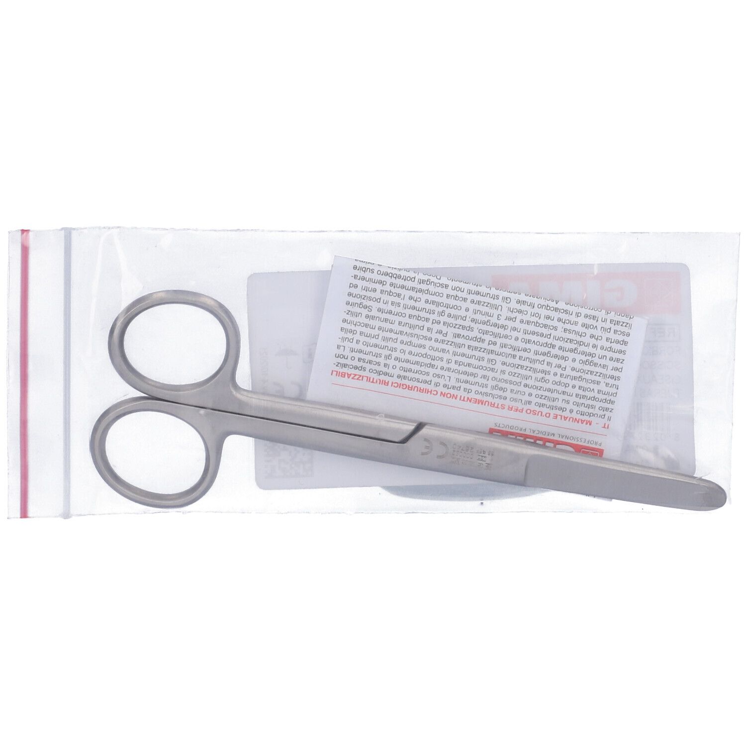 GIMA Forbice Retta Punte Smusse - 14,5 Cm