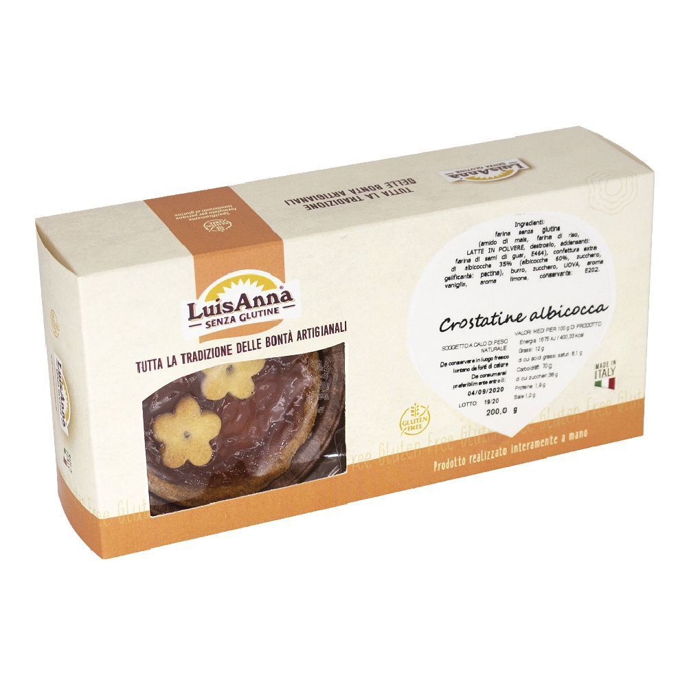 Crostatina Con Confettura Albicocca 4 X 50 G