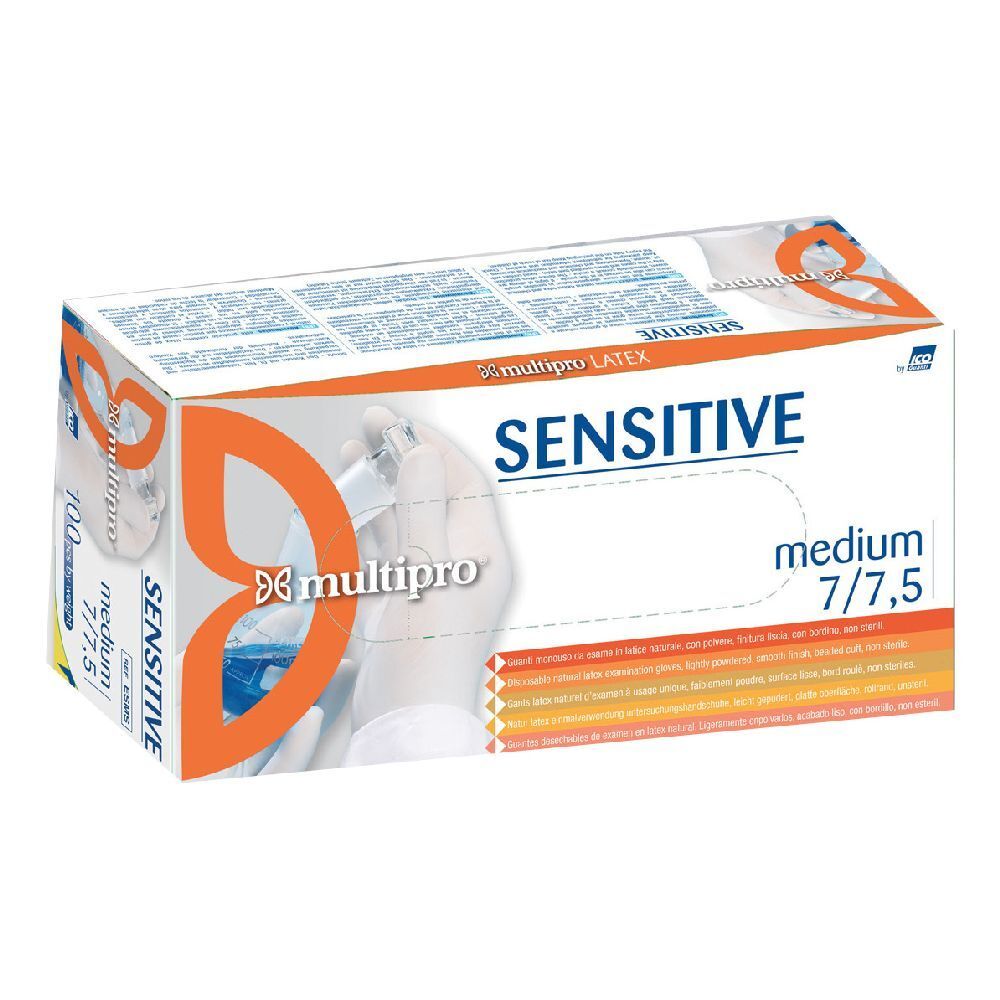Guanto In Lattice Multipro Sensitive Misura Media 100 Pezzi