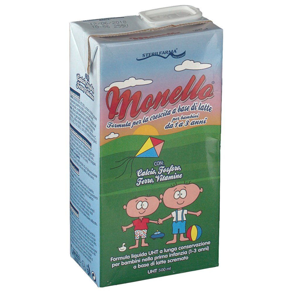 Monello 3 formula per la crescita a base di latte per bambini da 1 a 3 anni  liquido 500 ml