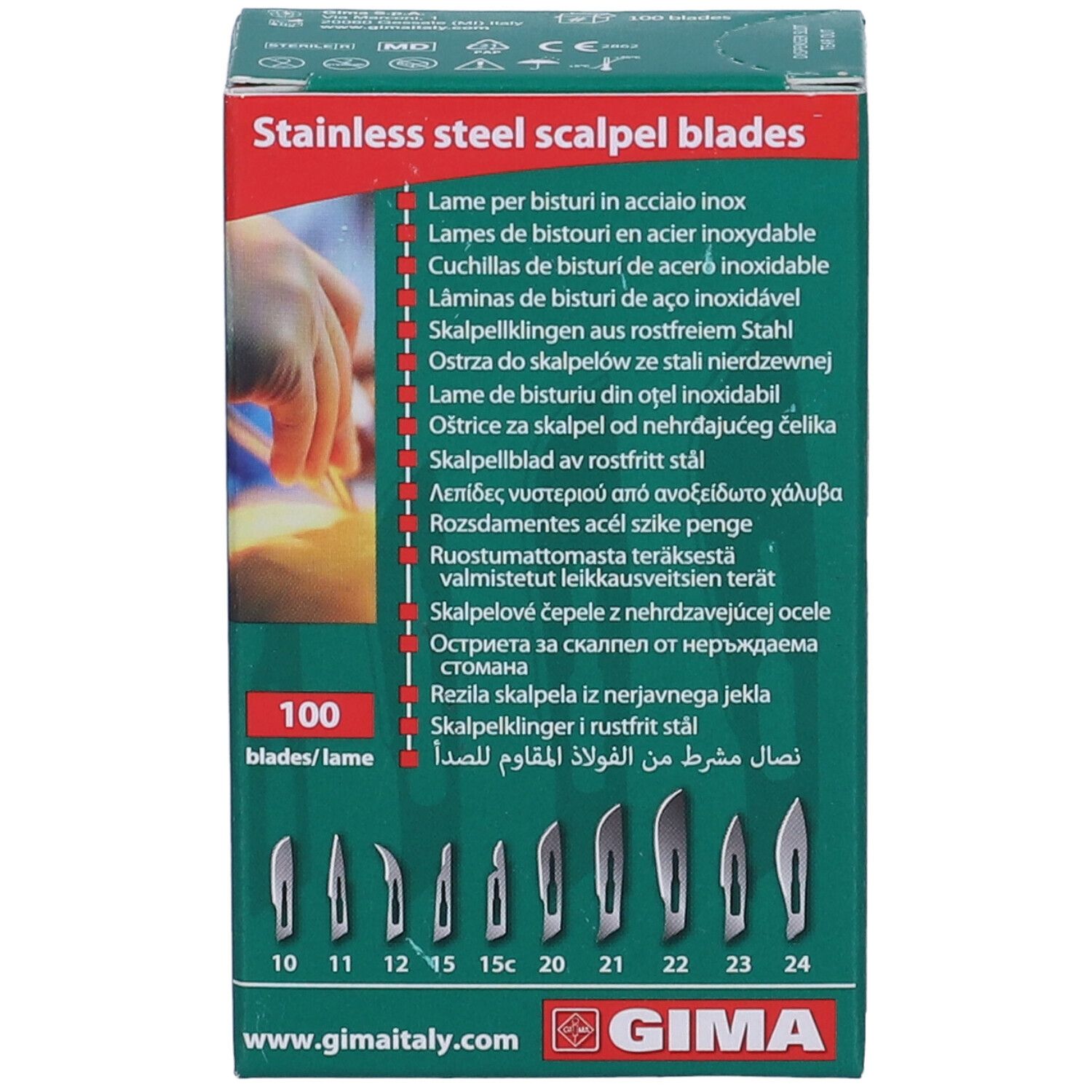 GIMA Lame Gima Inox N. 10 Sterili