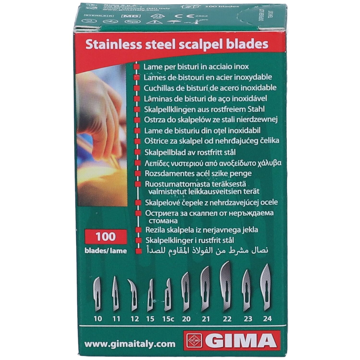 GIMA Lame Gima Inox N. 11 Sterili