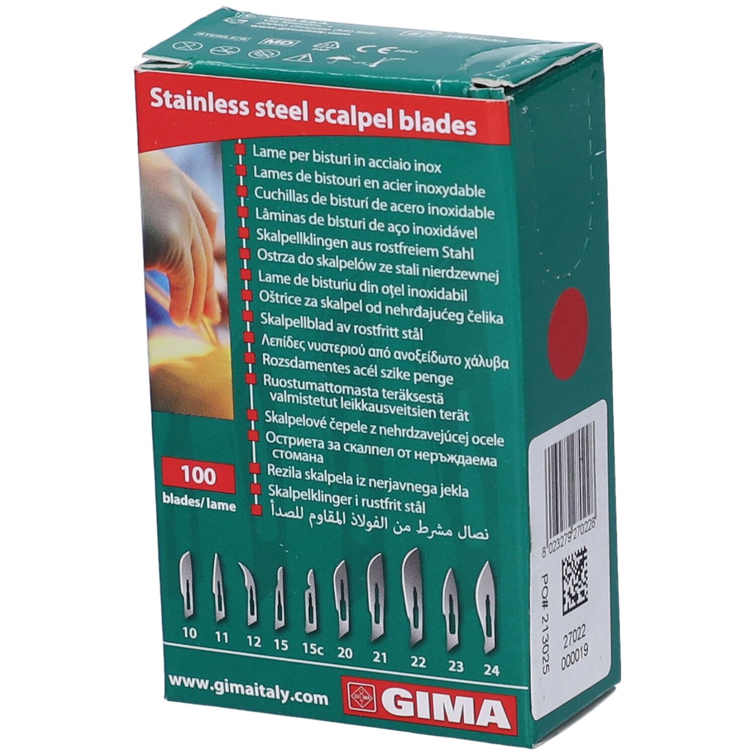 GIMA Lame Gima Inox N. 12 Sterili