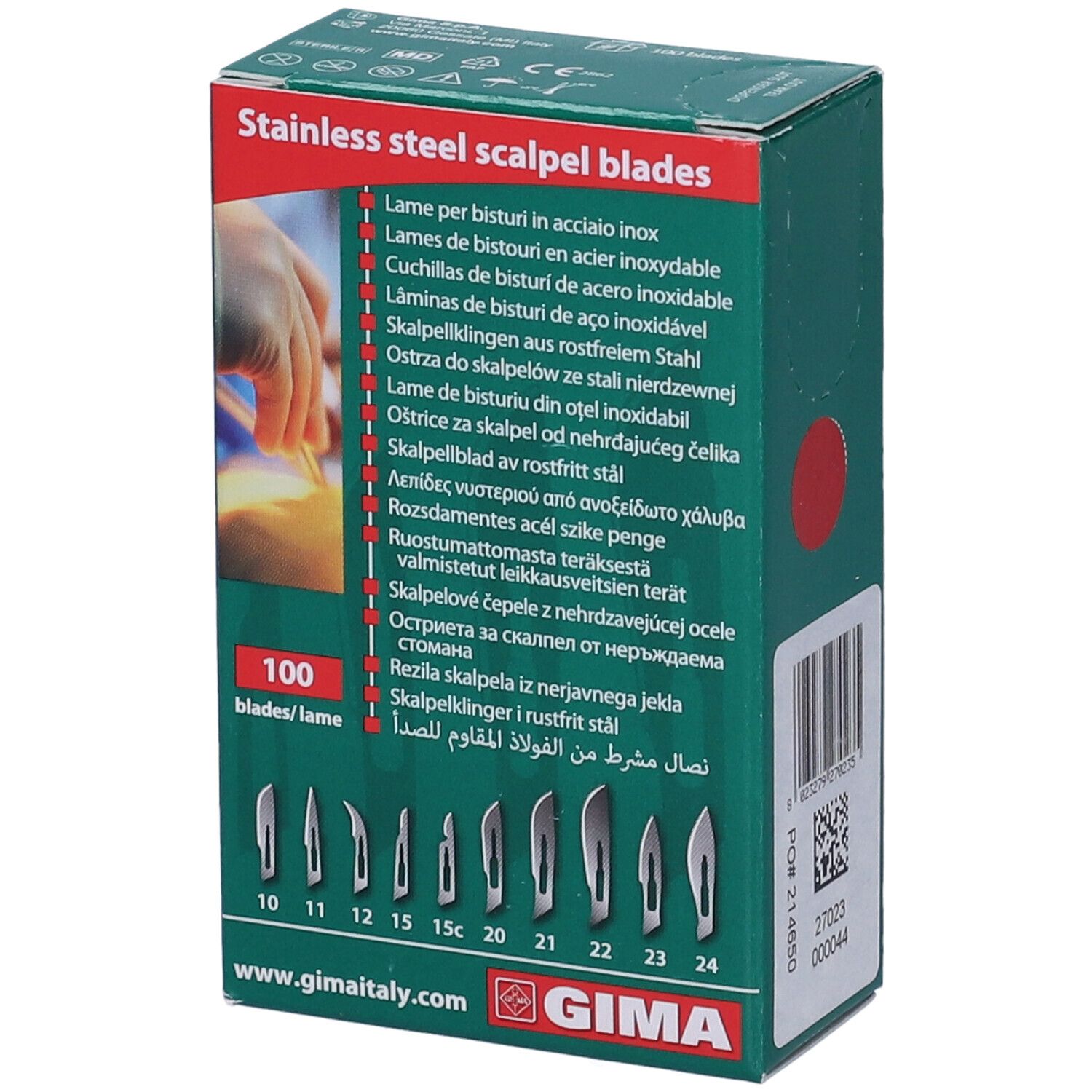 GIMA Lame Gima Inox N. 15 Sterili