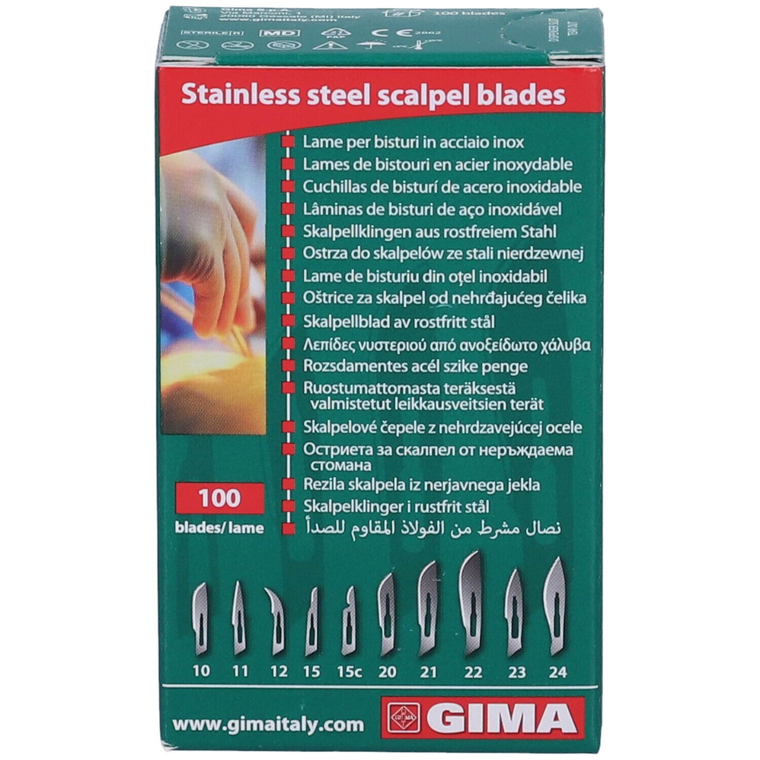 GIMA Lame Gima Inox N. 15 Sterili