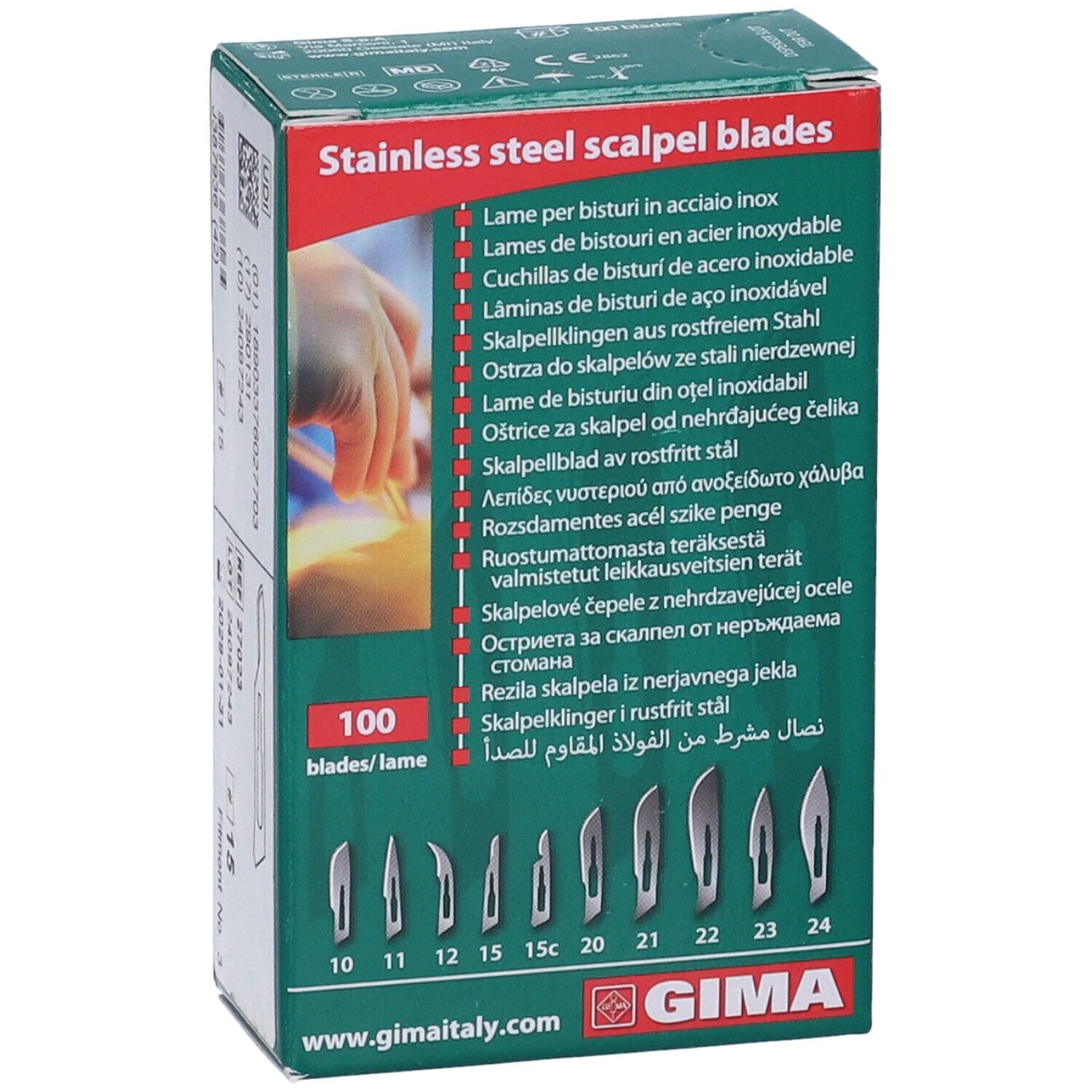 GIMA Lame Gima Inox N. 15 Sterili