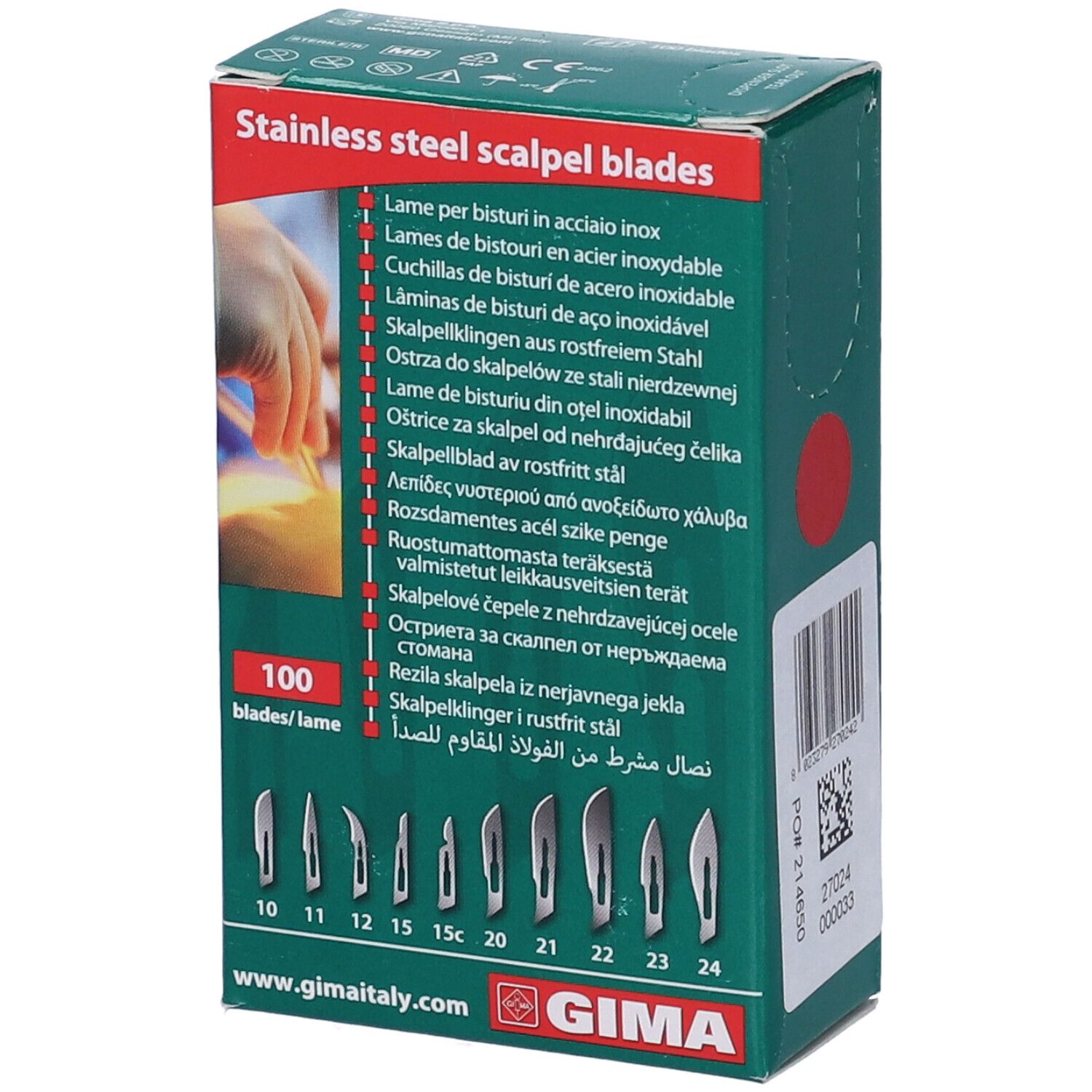 GIMA Lame Gima Inox N. 20 Sterili