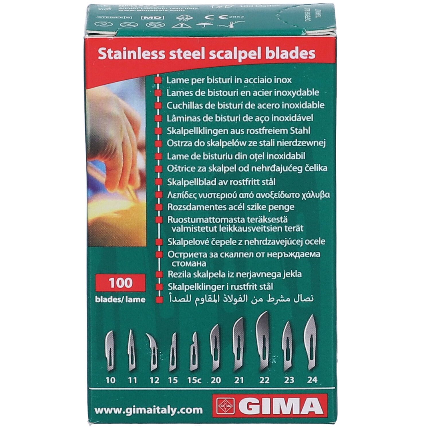 GIMA Lame Gima Inox N. 20 Sterili
