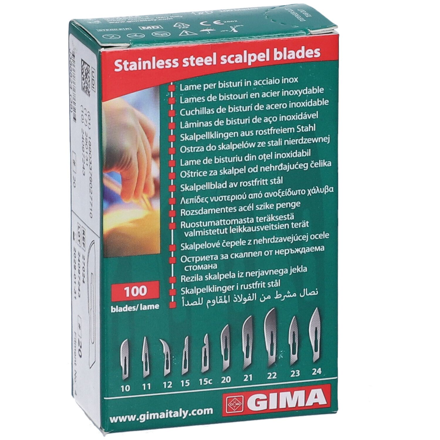 GIMA Lame Gima Inox N. 20 Sterili