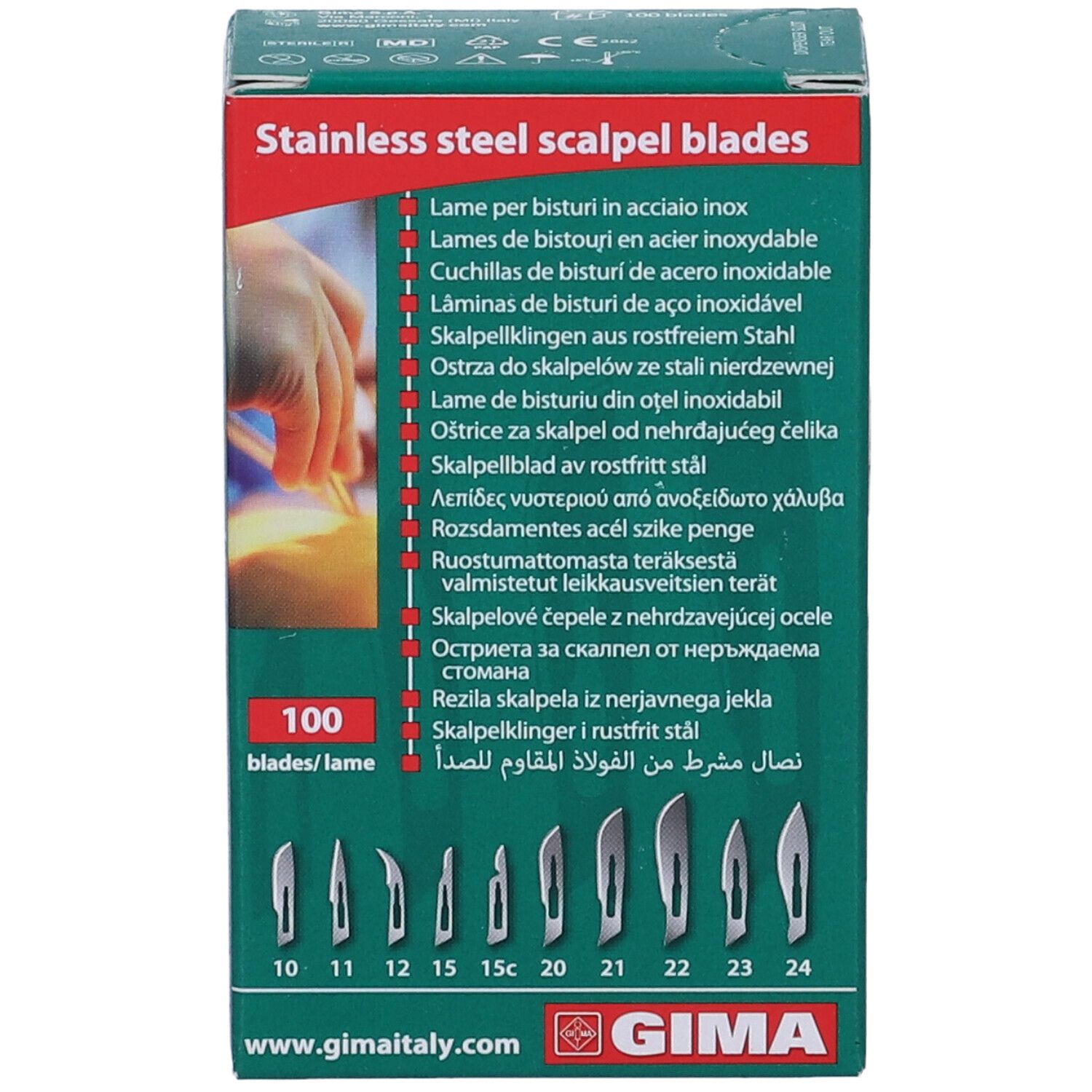 GIMA Lame Gima Inox N. 21 Sterili