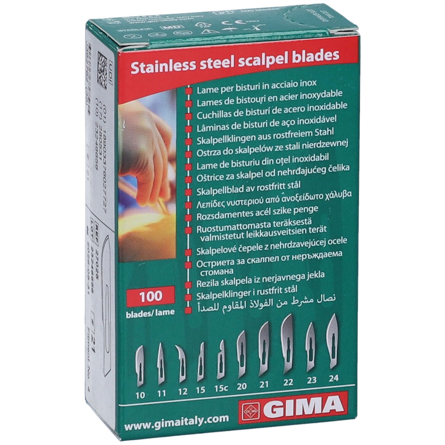 GIMA Lame Gima Inox N. 21 Sterili