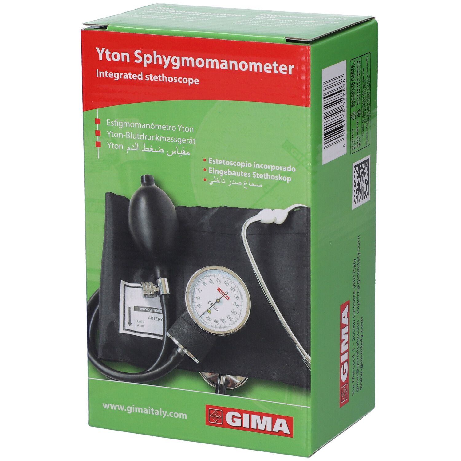 GIMA Sfigmo Yton Fonendo Incorporato - Aneroide