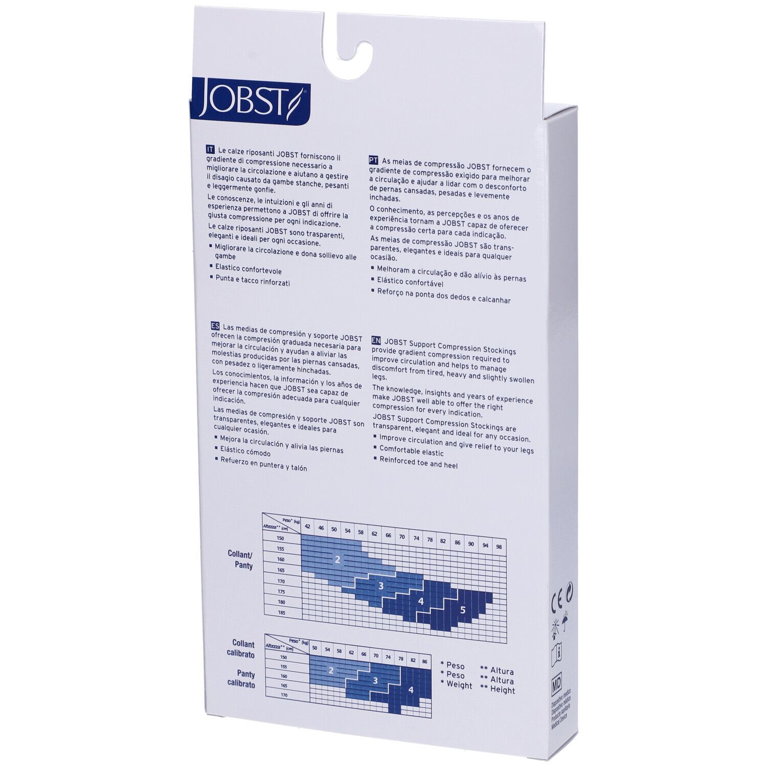 Jobst Collant a Compressione Riposanti Taglia 2 Colore Naturale 70 DEN