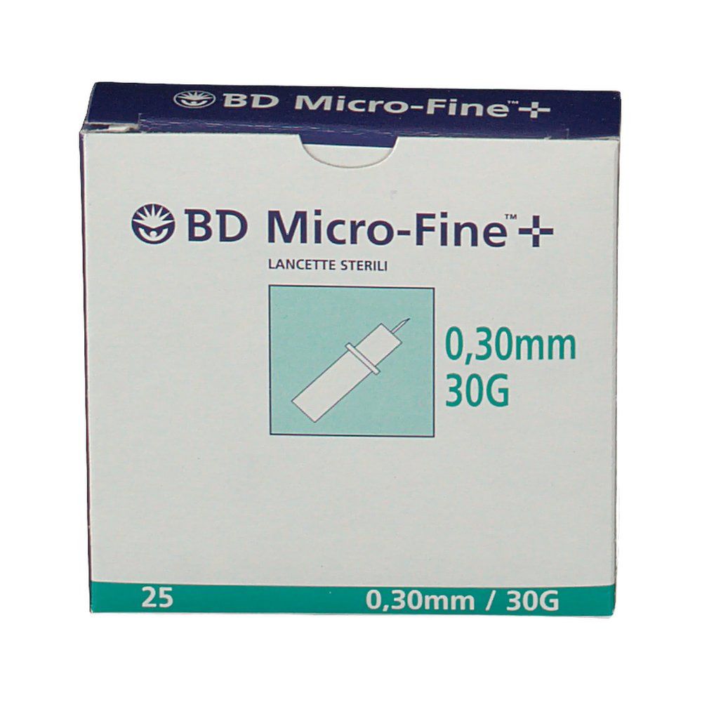 BD Micro-Fine™+ Lancette Sterili 0,30 mm 30 G