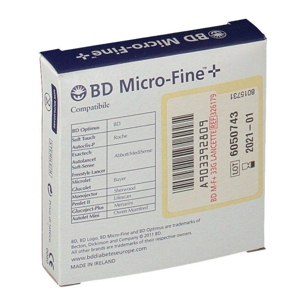 BD Micro-Fine™ + Lancette pungidito