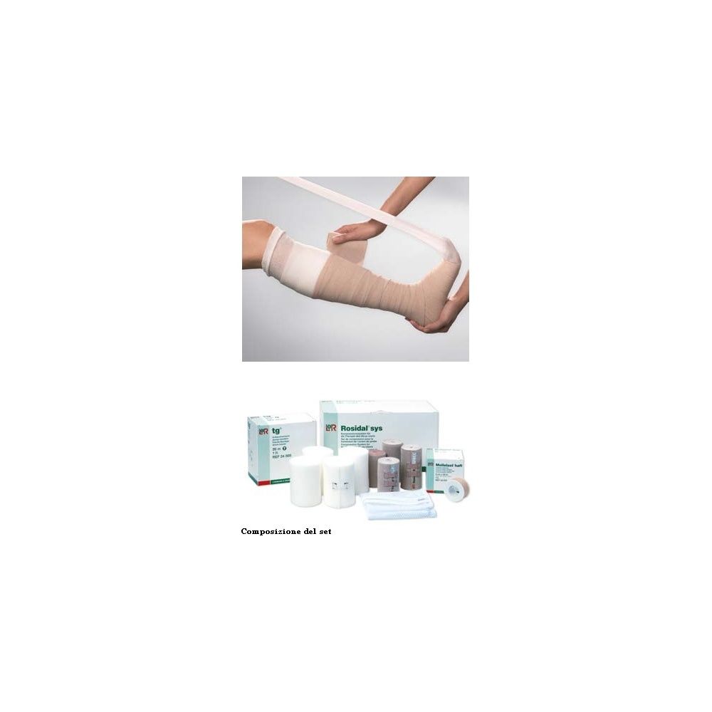 Maglia Tubolare Per Fissaggio Medicazioni Taglia 7 Per Coscia/Braccio Steccato Larghezza 7cm Lunghezza 20M 1 Rotolo