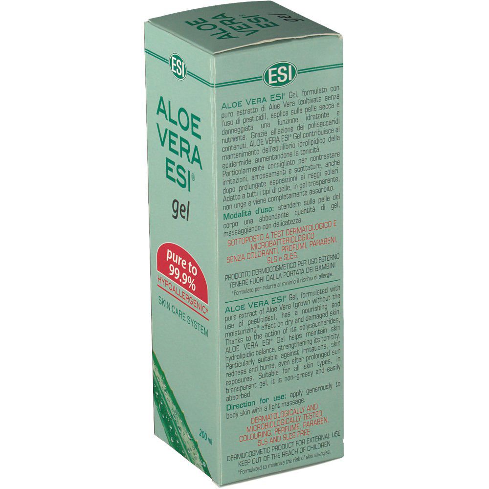 Confezione verde, testo in inglese e italiano. "200ml" in basso.