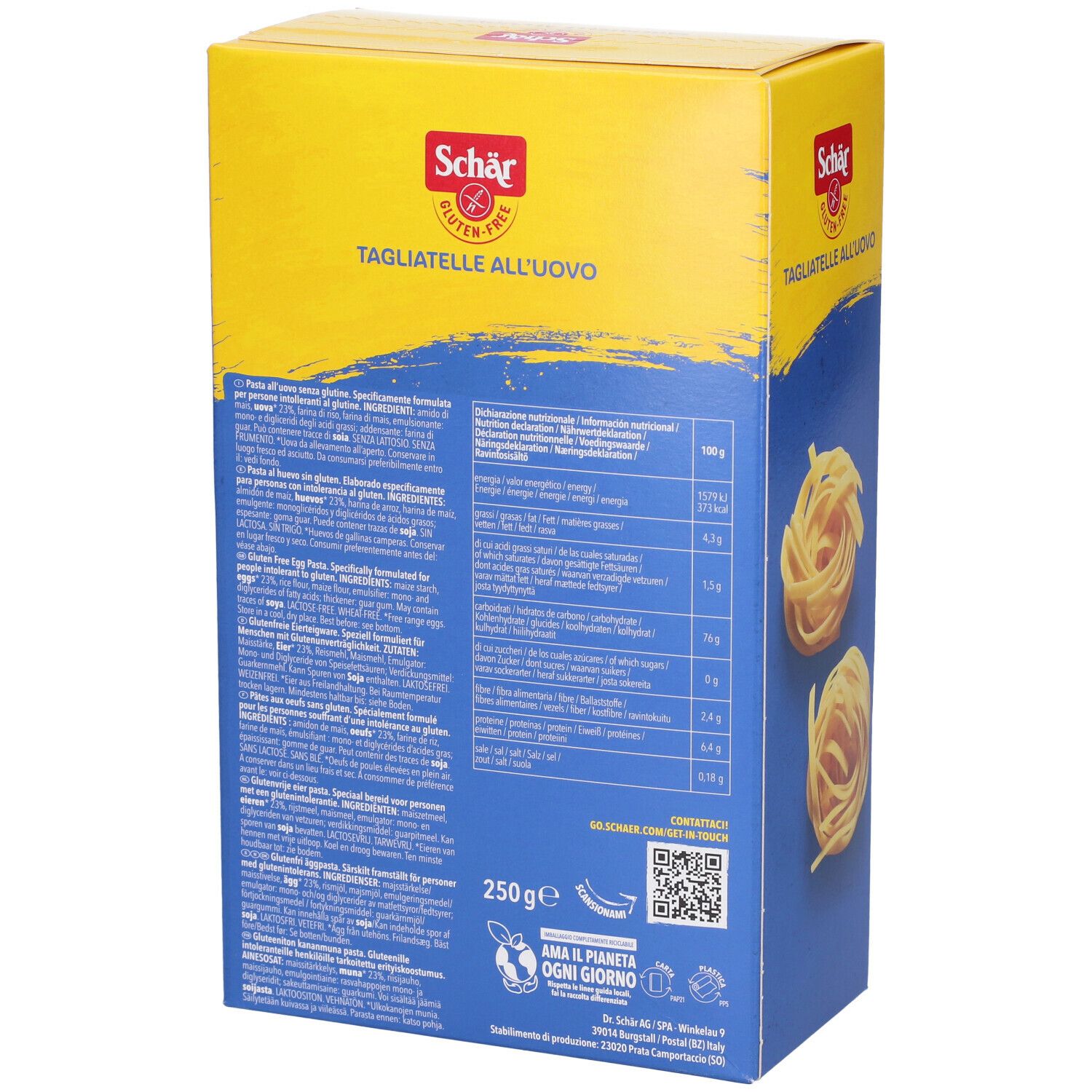 Schär Tagliatelle All'uovo
