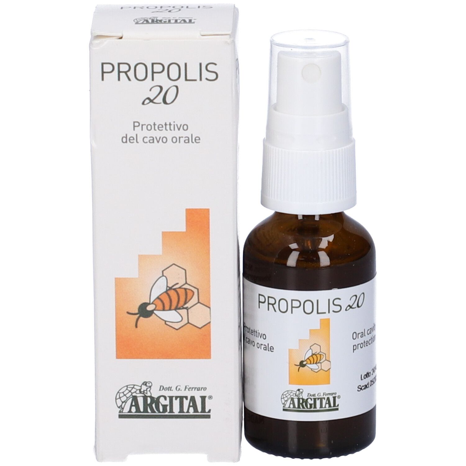 Argital Propoli Estratto Idroglicerico 20% Spray Orale