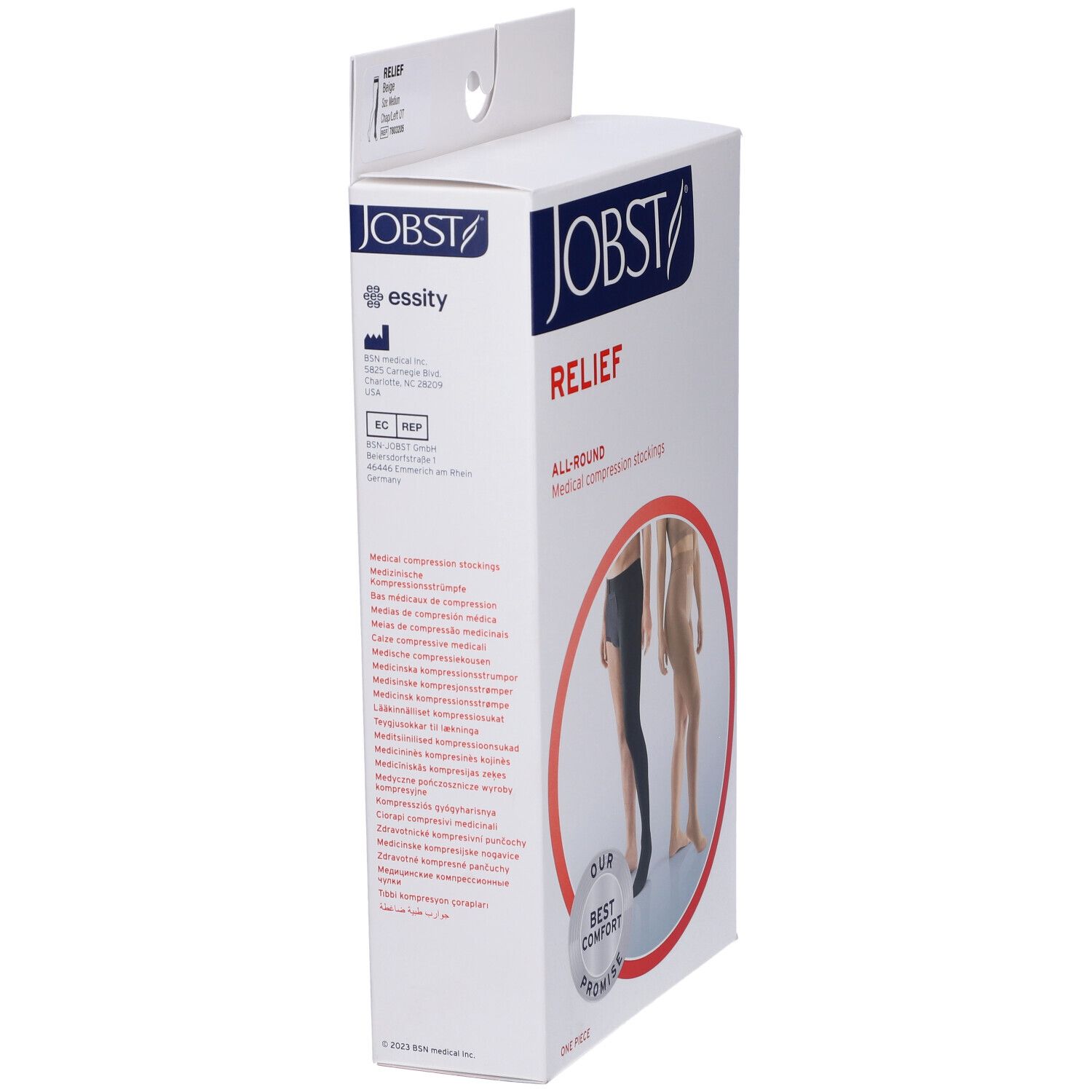 Jobst Calza Compressiva Medicale Sinistra Taglia Media 20-30 mmHg