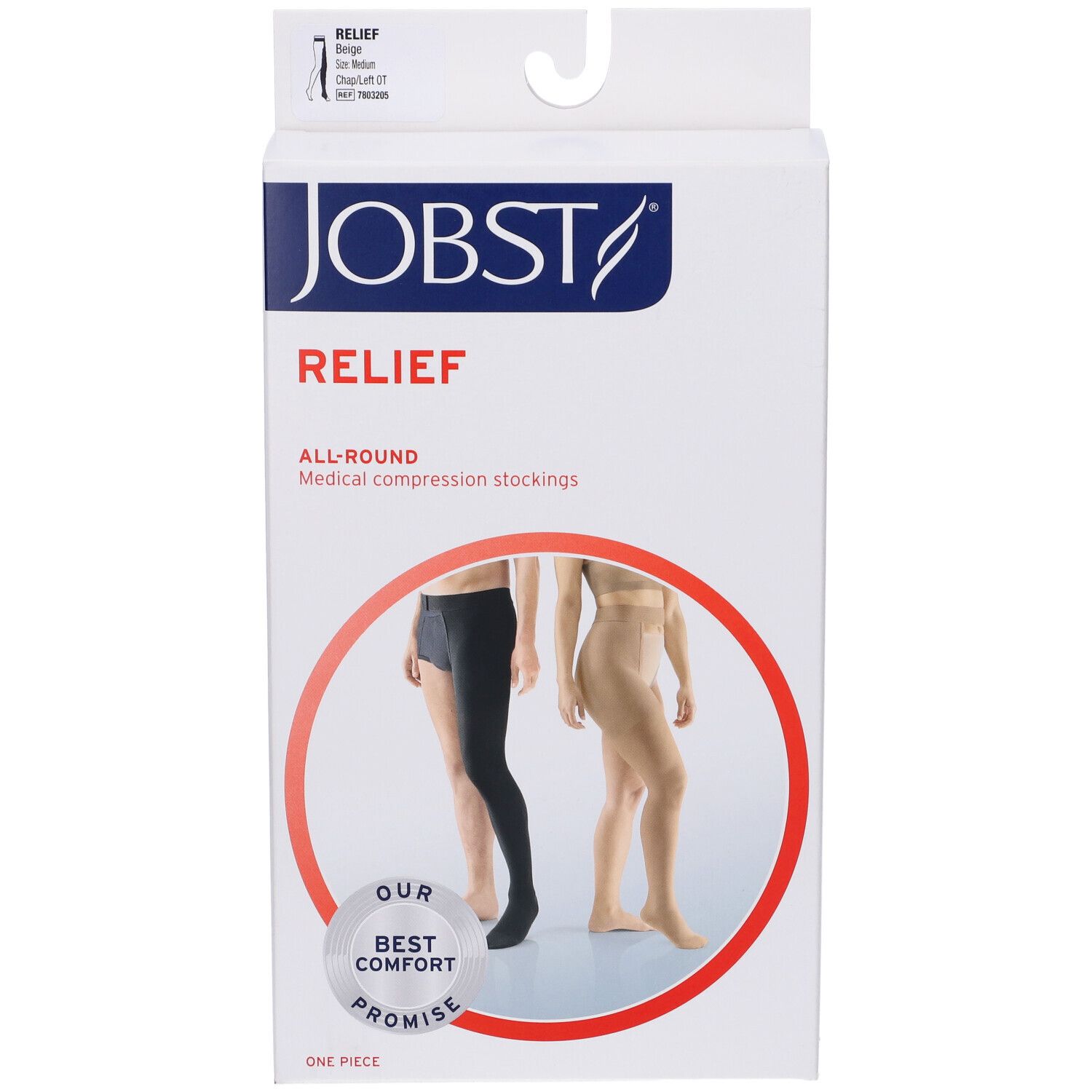 Jobst Calza Compressiva Medicale Sinistra Taglia Media 20-30 mmHg