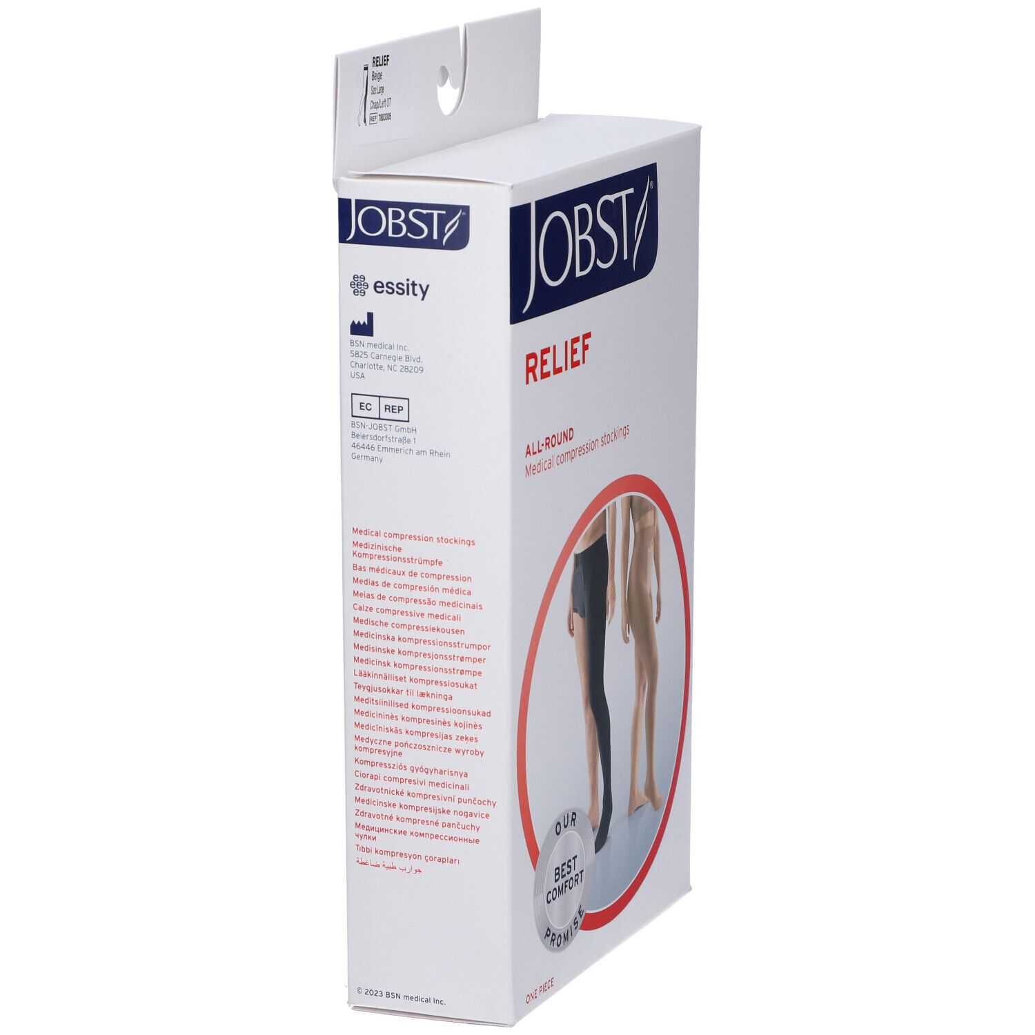 Jobst Relief All-Round Calza Gamba Sinistra Taglia L Colore Beige