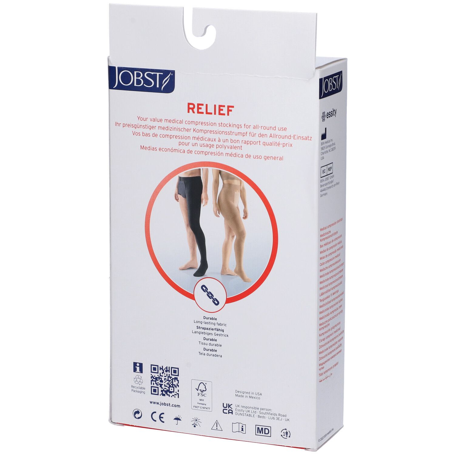 Jobst Relief All-Round Calza Gamba Sinistra Taglia L Colore Beige