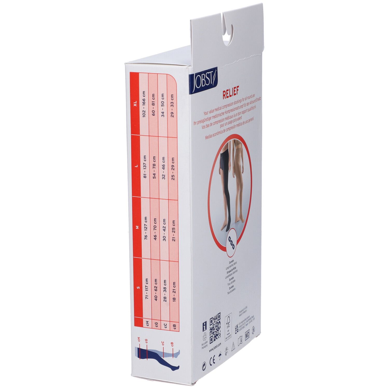 Jobst Relief All-Round Calza Gamba Sinistra Taglia L Colore Beige