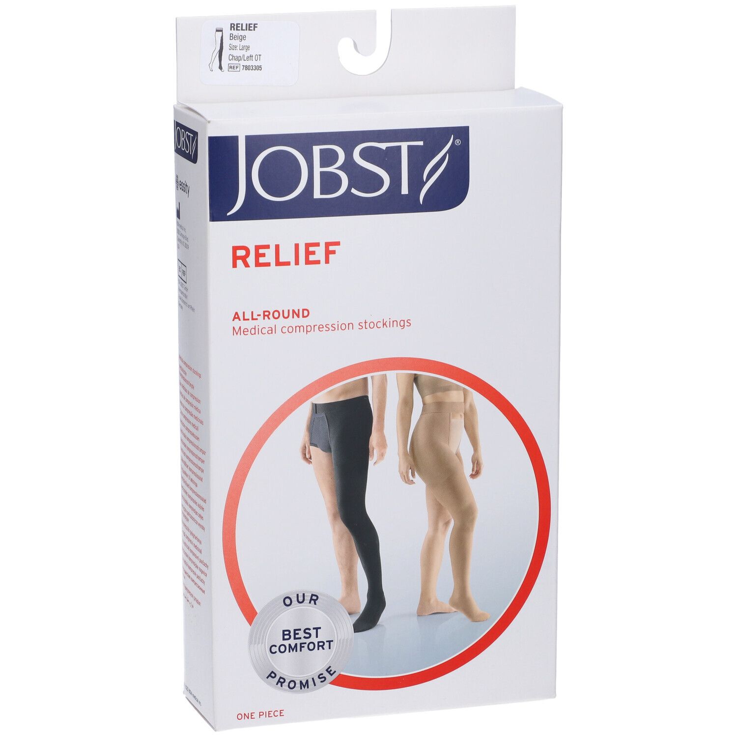 Jobst Relief All-Round Calza Gamba Sinistra Taglia L Colore Beige