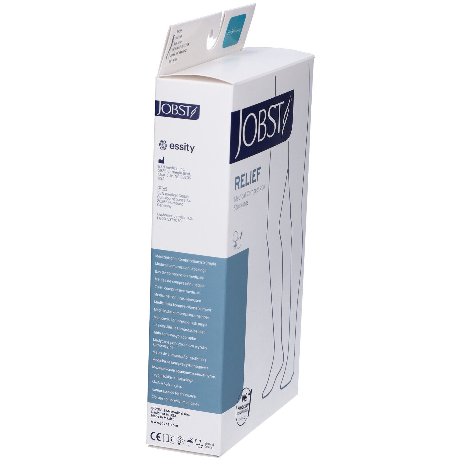 Jobst Relief Calza Compressiva Gamba Destra Taglia S