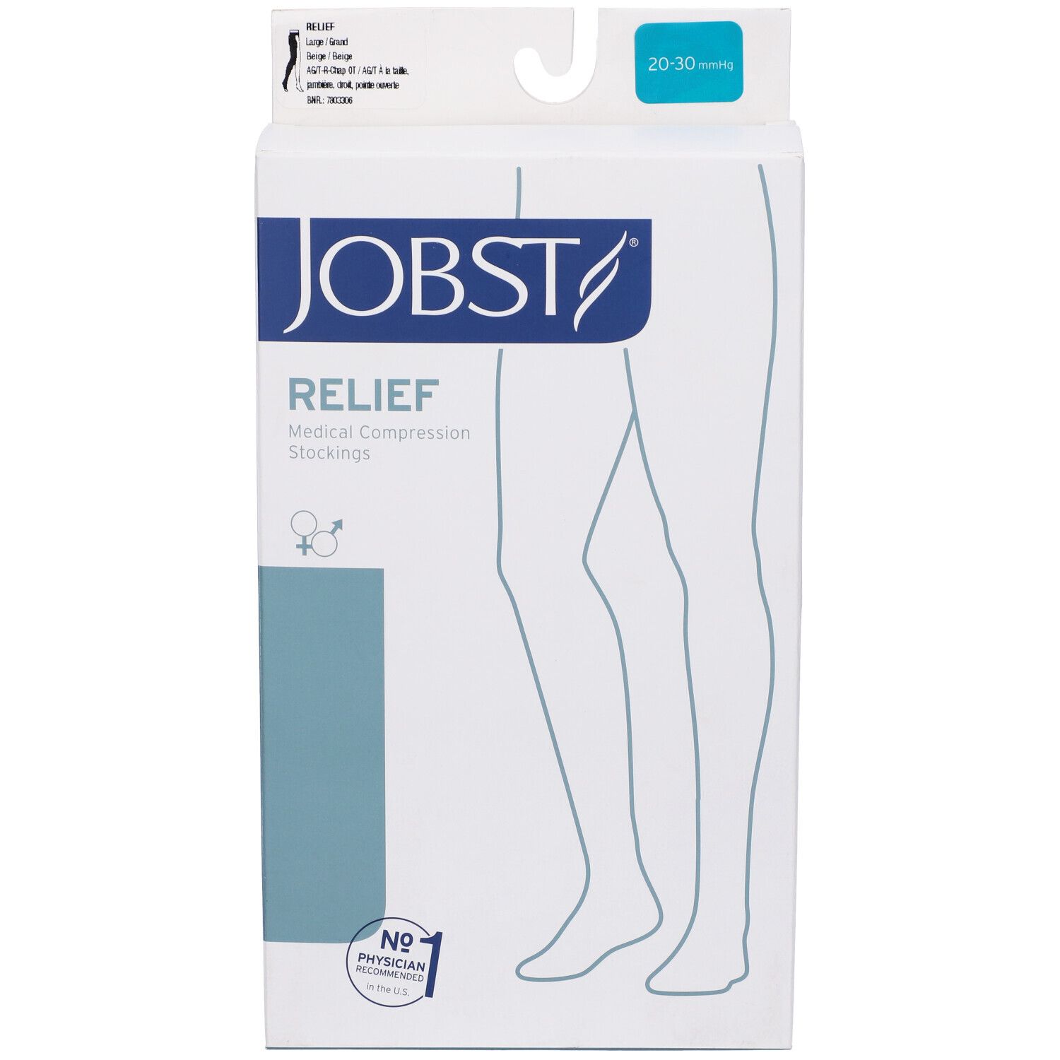 Jobst Relief Calza Compressiva Gamba Destra Taglia L