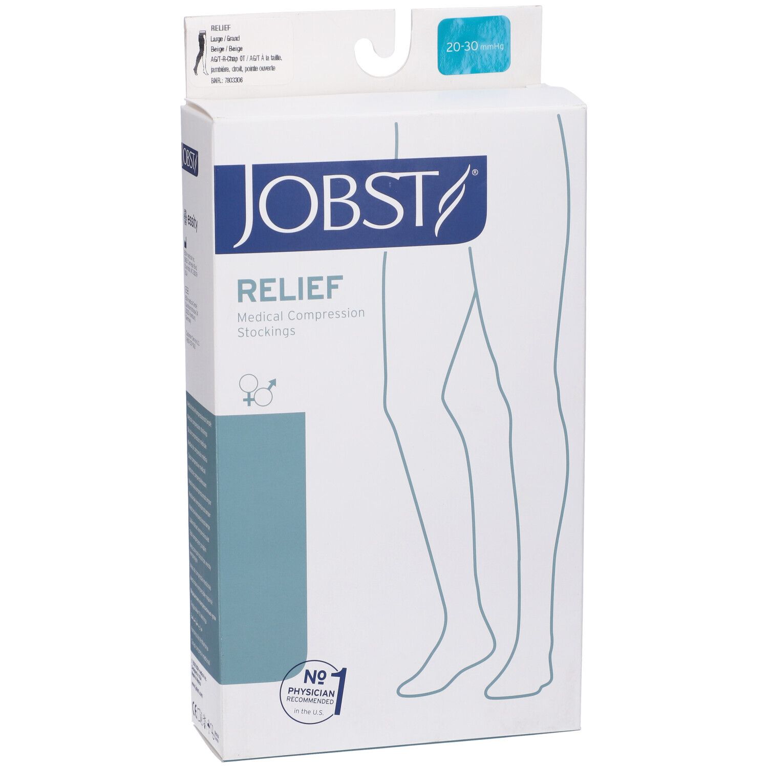 Jobst Relief Calza Compressiva Gamba Destra Taglia L