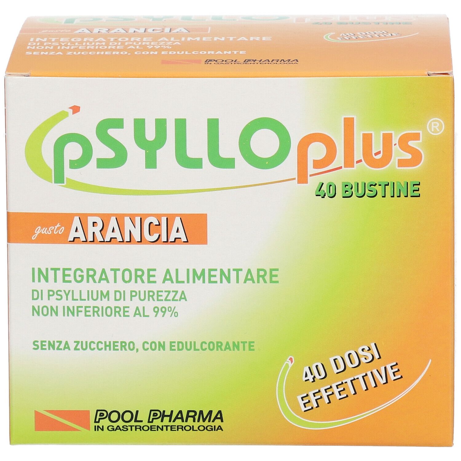 Psyllo Plus® Bustine Gusto Arancia