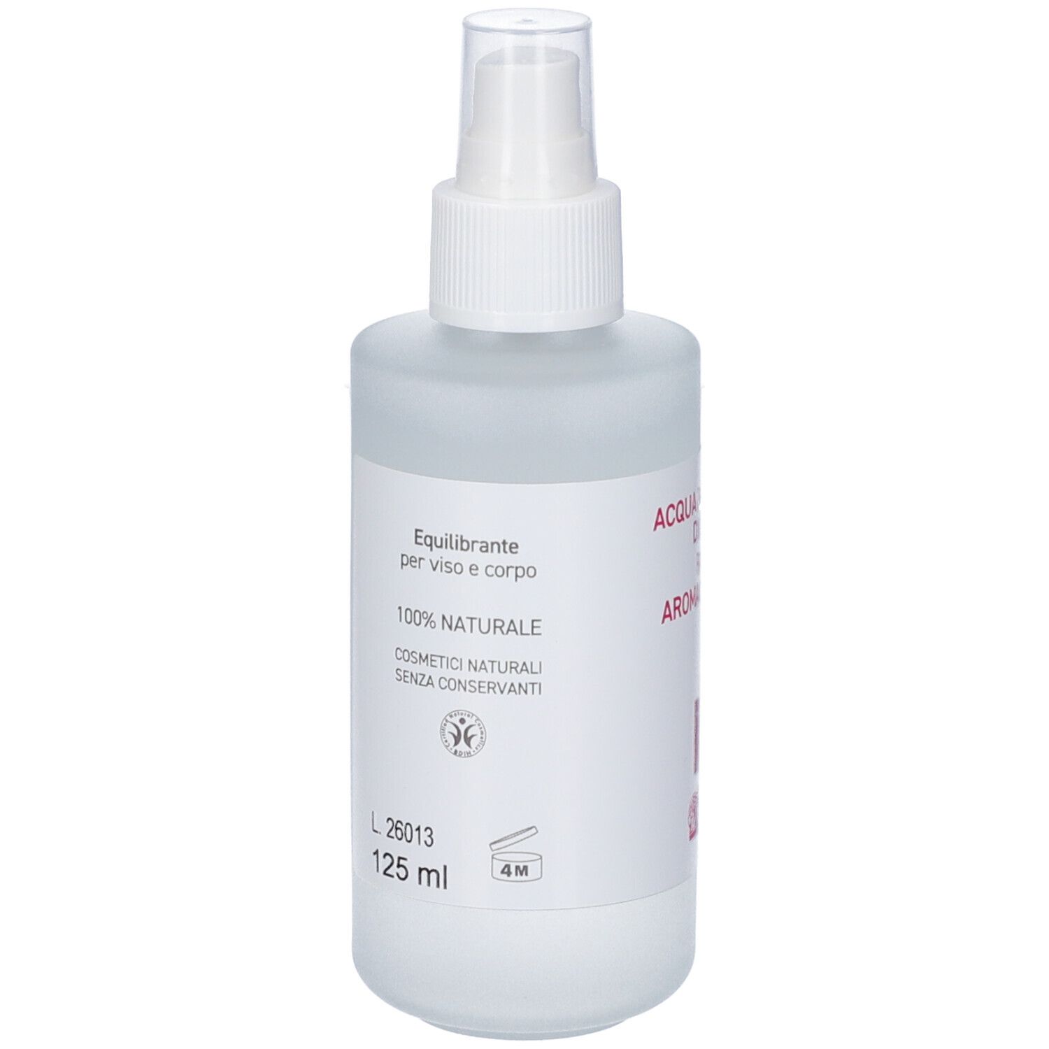 Flacone spray Argital Acqua Profumata di Rosa, 125 ml.