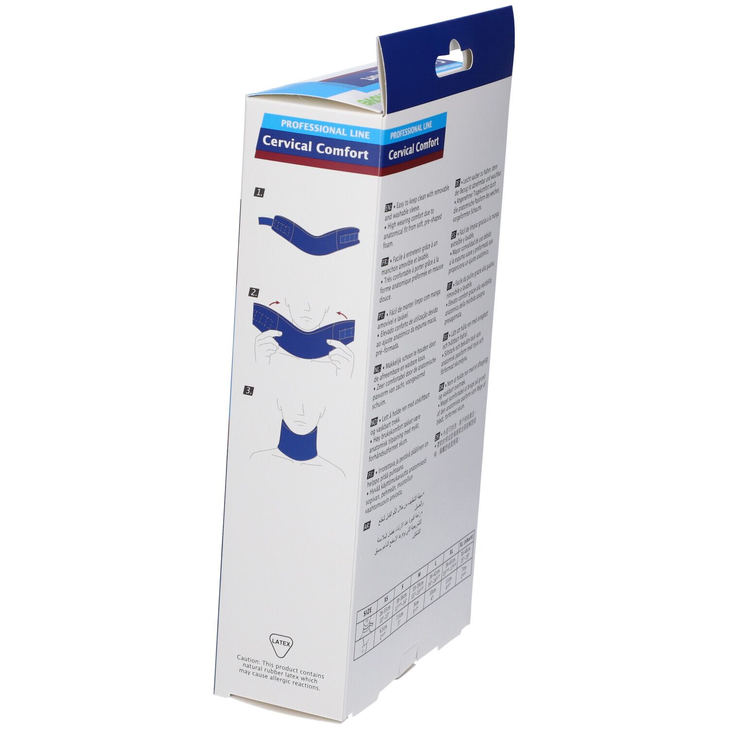 Confezione Actimove Cervical Comfort. Illustrazione dell'applicazione.