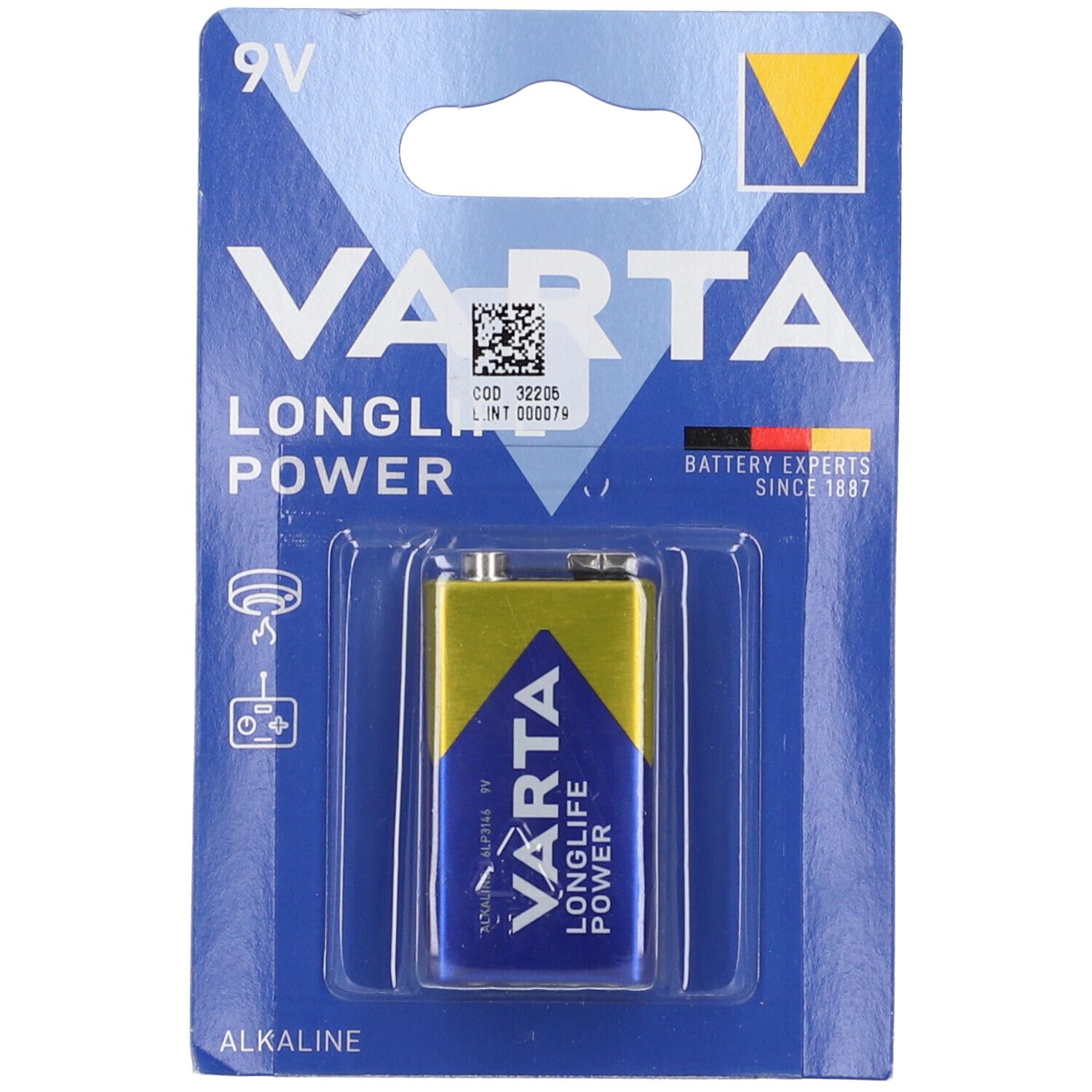 GIMA Batteria 9V Varta H.E.
